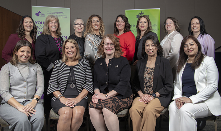 Group photo of women making up the CDHA Board of Directors for 2024-2025