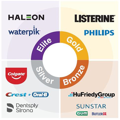 image of a circle divided in quarters with company logos in each quarter