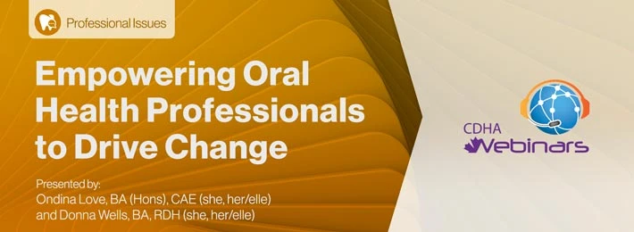 Empowering Oral Health Professionals to Drive Change banner