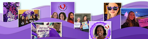 Waves of Purple for NDHW™ 2026