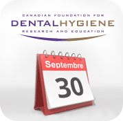 CFDHRE logo and a calendar on September 30