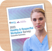 Cover of Healthy & Respectful Workplace survey report