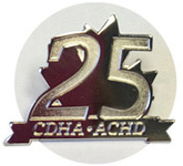 pin for the 25 year anniversary of being a CDHA member