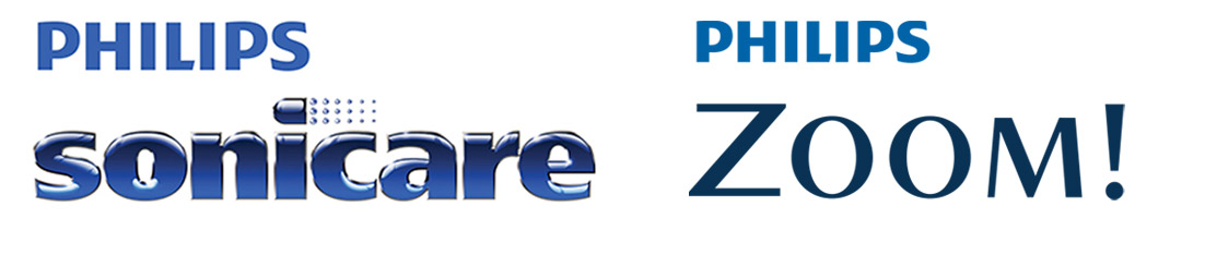 PHILIPS Sonicare and PHILIPS Zoom logo