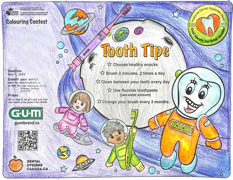 First place colouring contest 5 and under