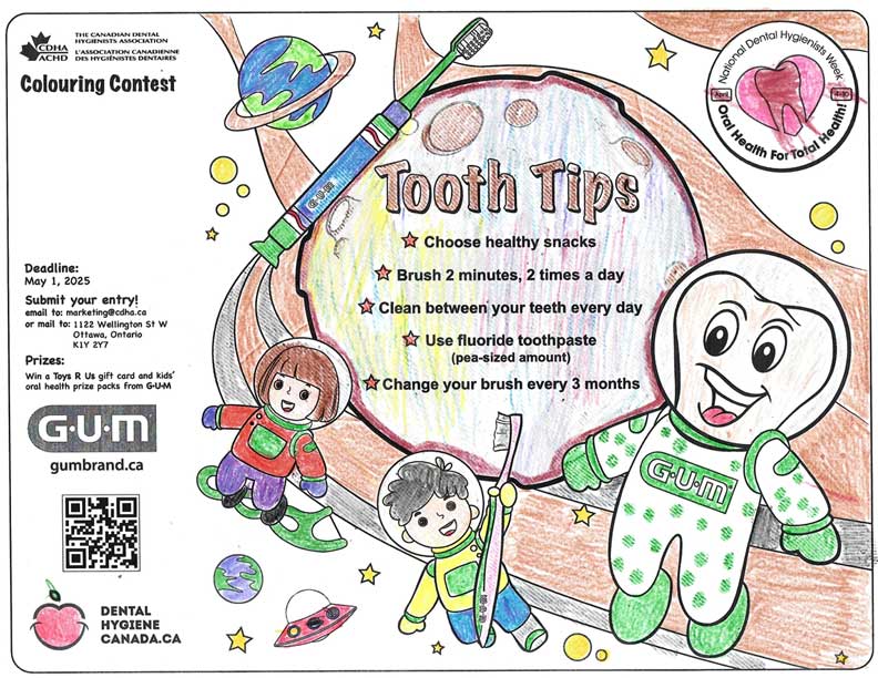 Second place colouring contest 5 and under