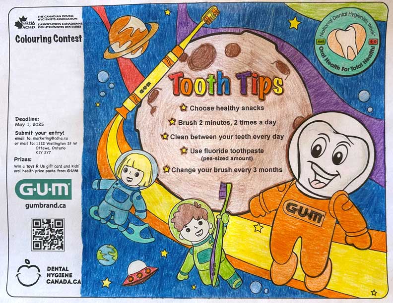 Second place colouring contest 10-13 years old
