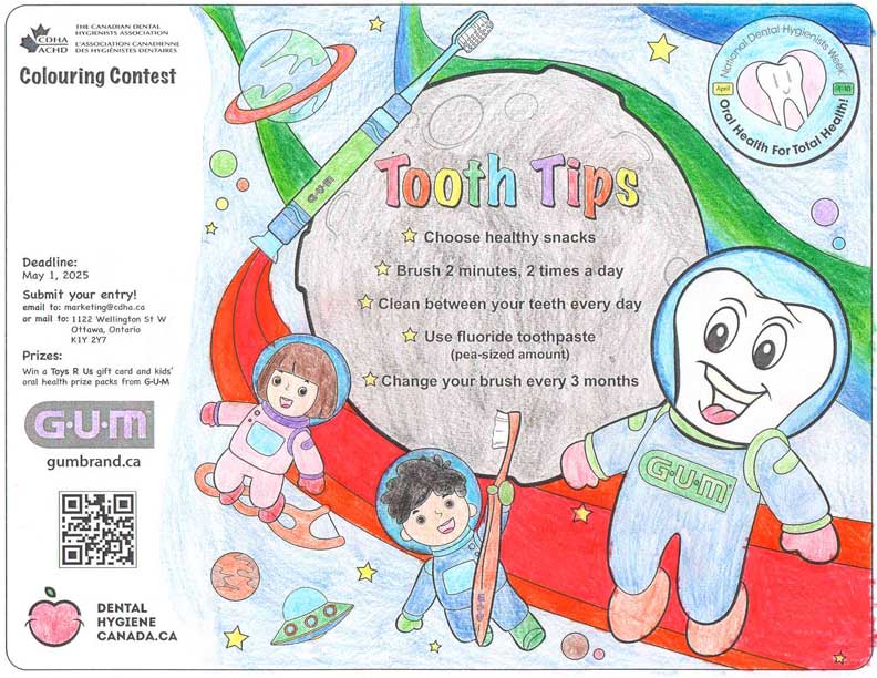 Third place colouring contest 6-9 years old