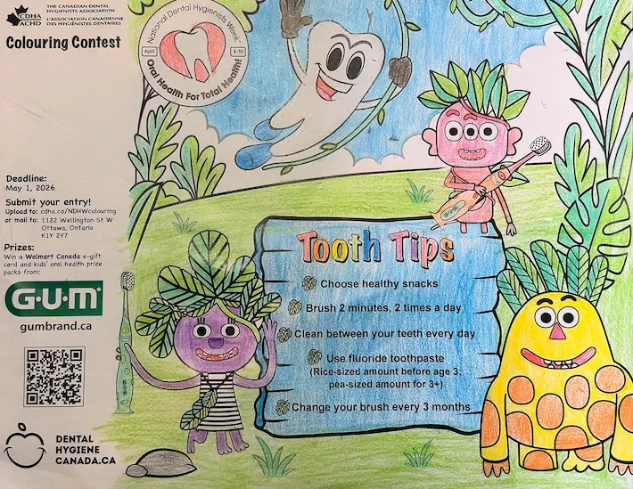 Third place colouring contest 6-9 years old